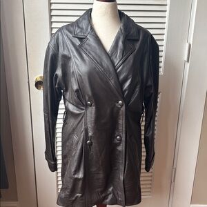 Together vintage leather coat size large